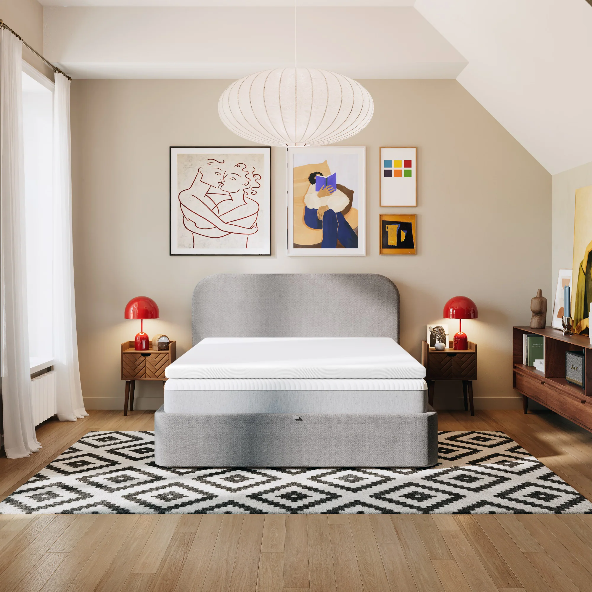 Surmatelas 140 x 190 cm