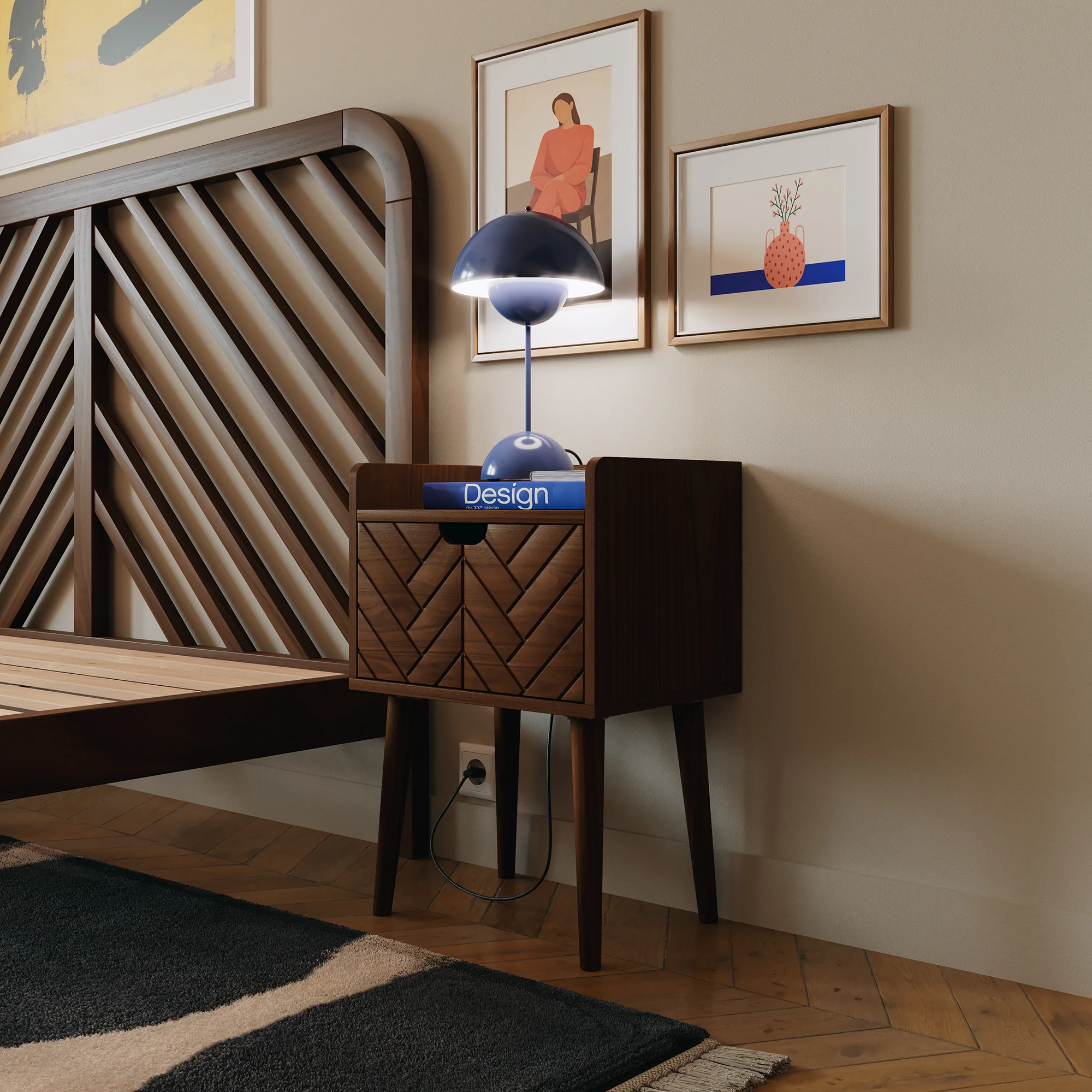 Table de chevet bois Alba - Image 15