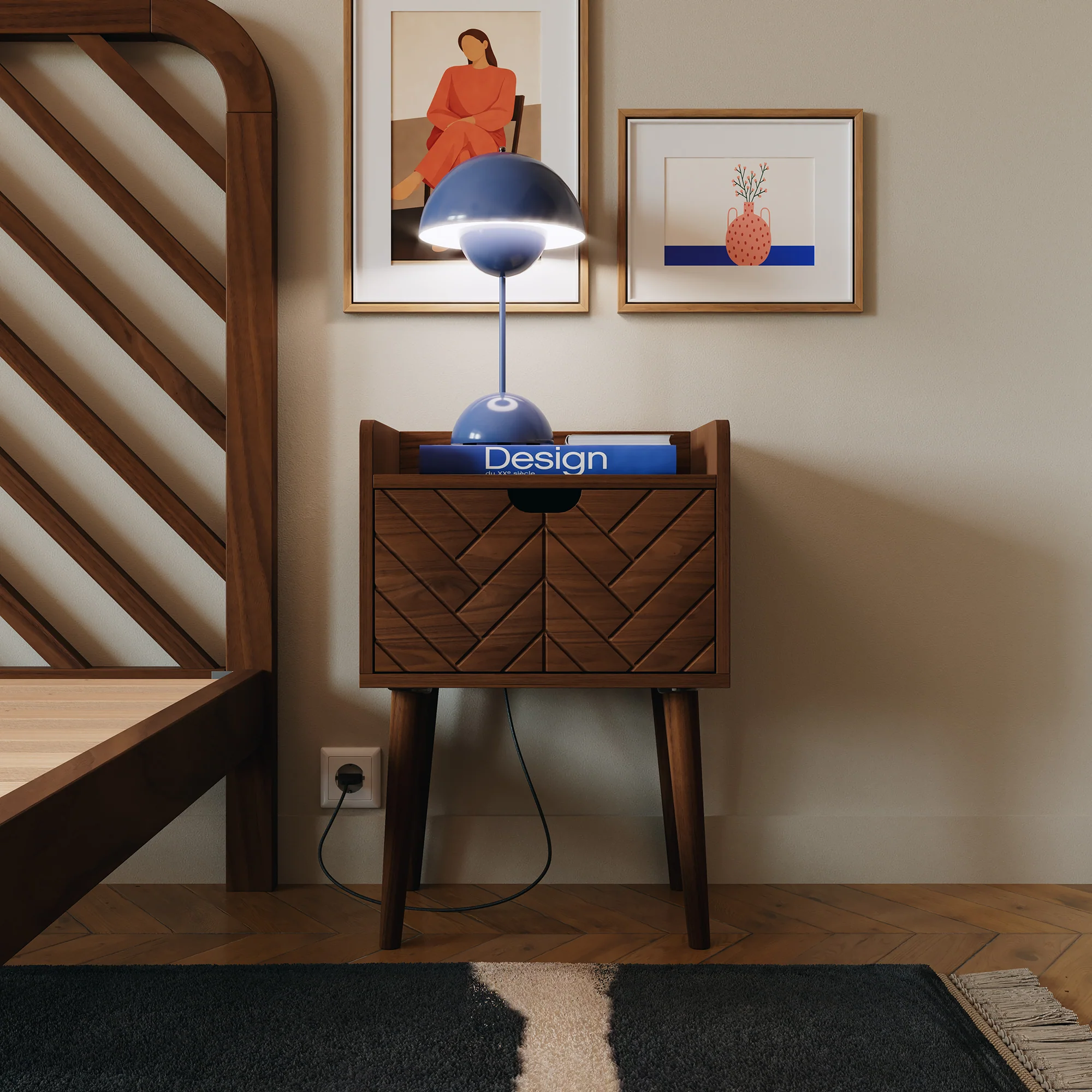 Table de chevet bois Alba - Image 16
