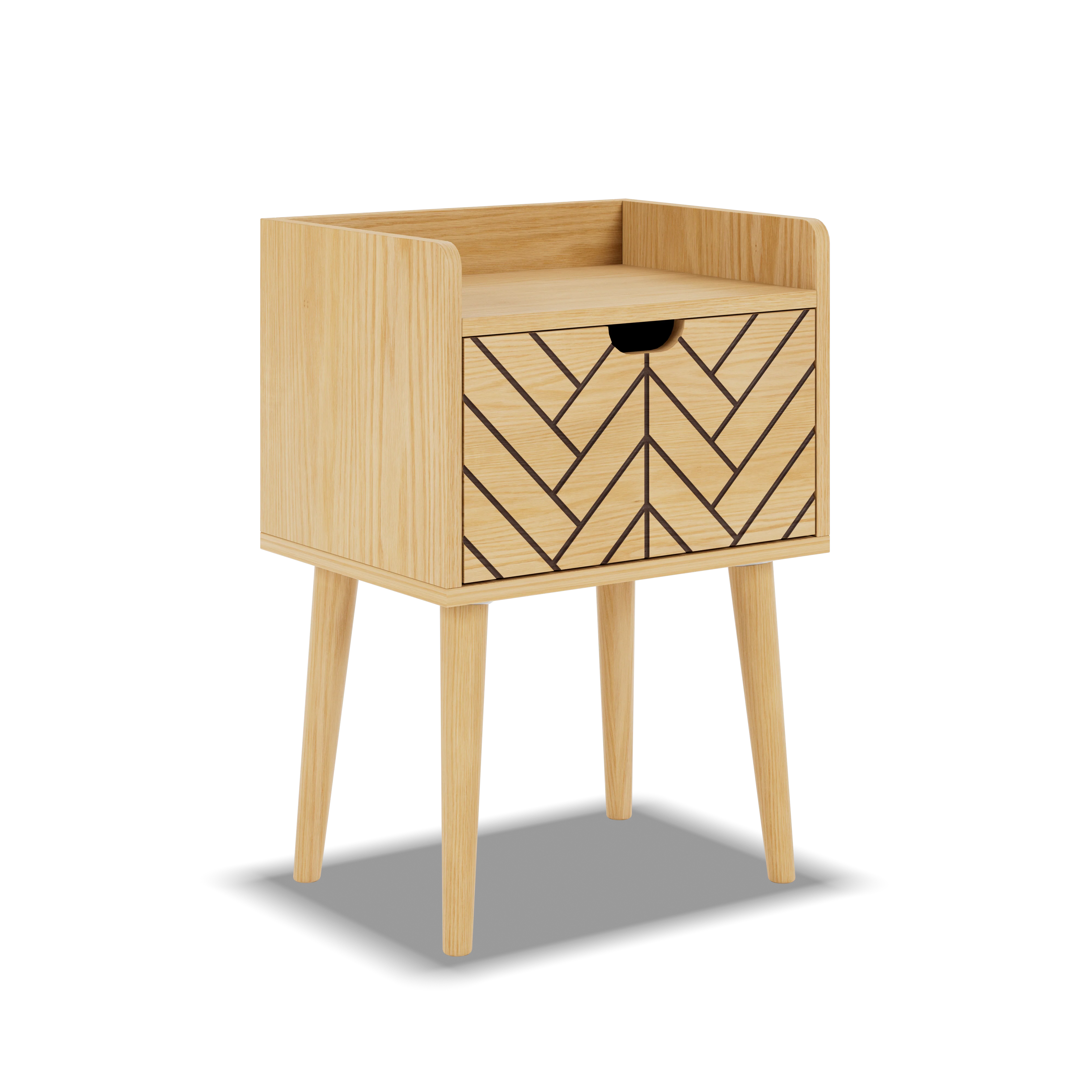 Table de chevet bois Alba - Image 3
