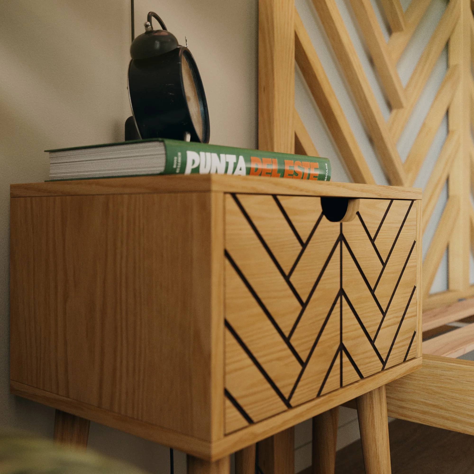 Table de chevet bois Ali - Image 8